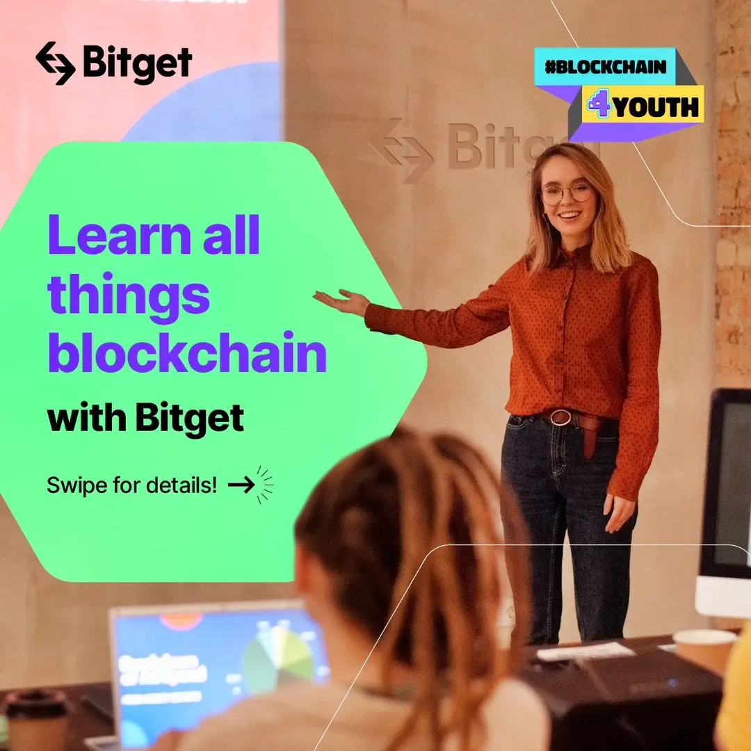 🎓Join our free #Blockchain4Youth program. Courses, hackathons, scholarships - it's all here. Let's shape the #Web3 future together. Stay tuned with #Bitget