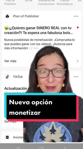 Nueva opción para monetizar en tiktok con plan of publisher #creadoresdecontenido #novedadestiktok #AprendeConTikTok  #MarvelSnap 