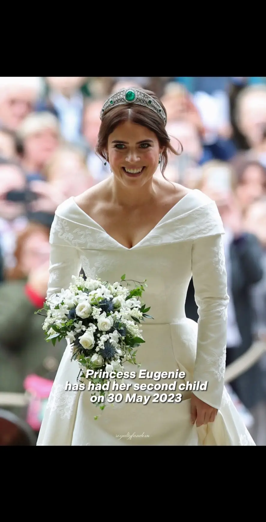 Princess Eugenie gave birth to her second child, he is a healthy boy named Ernest George Ronnie Brooksbank #fyp #foryoupage #princesseugenie #queenelizabeth #royalbaby #ernestbrooksbank #augustbrooksbank #jackbrooksbank #royalfamily #uk #princephilip 