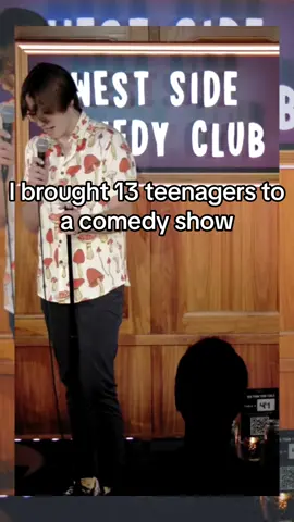 Love the support tho! #standup #comedian #teenagers 
