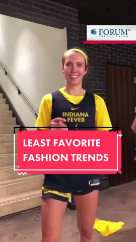what is your least favorite fashion trend? 🩳🤨 #WNBA #indianafever #fashiontiktok #fashion #trend 