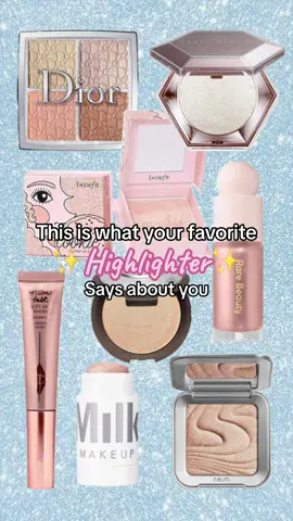 This is what your favorite highlighter says about you 🥰 this is just for fun besties #sephorafavorites #ultafinds #sephora #ultabeauty #besthighlighter 