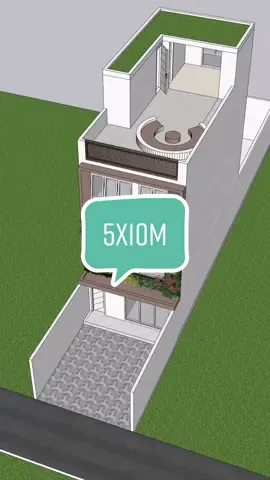 Rumah minimalis 5x10m 3 lantai #desainrumah #rumahminimalis #rumahidaman #desainrumahminimalis