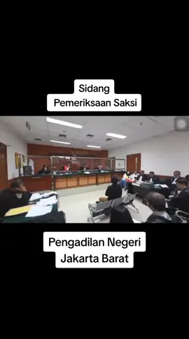 agenda sidang pemeriksaan saksi perkara pidana ⚖️🔥 #pnjakbar #pengadilannegeri #pengadilannegerijakartaselatan #hukumindonesia #pengacaramuda #advokat #perdata #pidana #fyp 