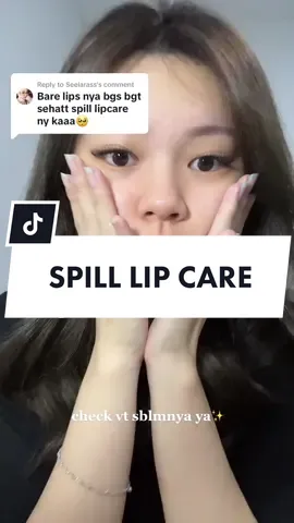Replying to @Seelarass   harus rutin ya setiap hari! dulu juga bibirku kering bgt pecahh’ tapi skrg tidak lagii 😌🫶🏻 #lipcare #makeuptips 