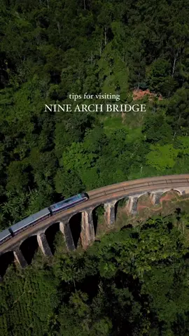 TIPS FOR VISITING NINE ARCH BRIDGE AND WHAT TO AVOID DOING (or just be careful while doing it lol) 👍🙈 “A Marvel of Engineering: The Majestic Nine Arch Bridge in Ella” 🇱🇰  The Nine Arch Bridge in Ella is a remarkable feat of engineering nestled amidst the lush greenery of Sri Lanka’s picturesque hill country. Located near the town of Ella, this iconic bridge was constructed during the British colonial era and it’s now a popular attraction, with tourists flocking to witness the scenic beauty and marvel at the engineering wonder that has stood the test of time. 👌 To help you have the best time ever we’ve put together few tips with everything you need to know before visiting the Nine Arch Bridge:  📍 WHERE: Nine Arch Bridge, Ella Town ⏰ TRAIN TIMES:  6:30, 9:30, 11:30, 15:30, 16:30, 17:30 (however, the Sri Lankan train network is notoriously unreliable - so allocate some extra time on either side. We arrived at 9:15 and the train was there at 9:20) ☀️ BEST TIME TO VISIT: Before 9am for the best views without crowds (by about 7 am the crowds are already starting to gather, and by the time 10 am rolls around, the masses have well and truly descended lol) 🛺 HOW TO GET THERE: Walk from Ella town (20 minutes) or get a tuk-tuk to Nine Arch Bridge parking (2 USD) 👀 BEST VIEWPOINT: The Asanka Cafe, bridge itself, or tea plantation below the bridge 🚁 DRONE USE: in theory, drones are not allowed here anymore. There is police around the bridge and you might get in trouble.  WHY? HORNET NESTS! 🐝 🐝 There’s plenty of them in the arches and they do feel threatened by the sound of drone. Then they follow it, they attack it, then they will attack you as well and that will hurt. Lol, be careful, okay! ❌  Flanked by thick jungle and tea plantations; this is photographers paradise 📸 ! Dont forget to bring your camera and have fun! 🥰 🌸 SAVE THIS REEL for your visit to Nine Arch Bridge!  #ninearchbridge #ninearch #ninearchbridgeella #ellatown #ellasrilanka #travelcroats