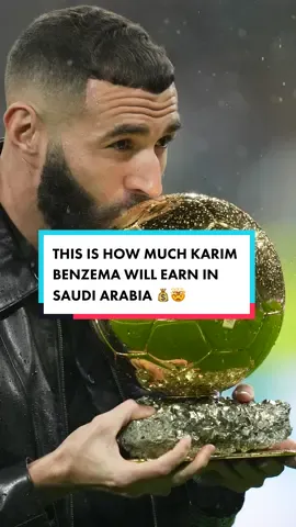 Karim Benzema is set to earn an eye watering anount of money in Saudi Arabia. 🇸🇦💰 #karimbenzema #realmadrid #championsleague #saudiarabia #footballtiktok 