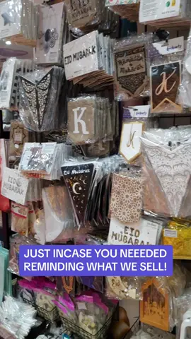 Just incase you needed reminding what we sell!!! #businessowner #shopping #smallbusinessowner #shopwithus #SmallBusiness #muslimdecorations #muslimtiktok #warehousesalemadness #livesaletiktok #business #smallbusinesses #bargains #shoptillyoudrop #muslimhome #teameidparty #islamichomedecor #tiktoklondon #eiddonation #musthave #homedecor #decorations #party #partydecor #islamic #islamicdecor 