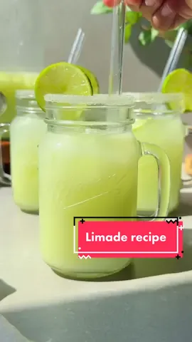 Nothing is better than an ice cold limeade on a hot summer day. #Limeade #Lemonade #Recipe #Lemon #Lime #Juice #Refresher #Mocktail #Mojito #drink 