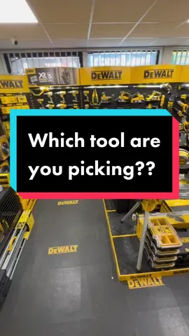 Which three Dewalt tools are you picking ? #apple #dewalt #ios17 #toolsofthetrade 