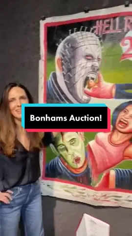 Auction going LIVE TODAY! #bonhams #auction #hellraiser #horrormovies 