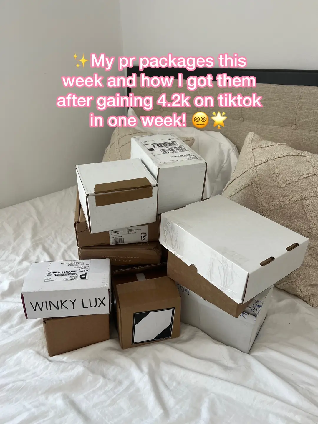 Super greatful for all i recieved the week i was gone and to be able to share my experience and tips with everyone :) most of these were also gifted without any obligation to post  #prunboxing #beautyprunboxing #ugcbeautycontentcreator 