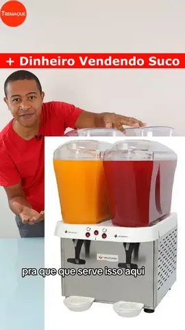 Refresqueira | Maquina de suco gelado 🥶 Se quiser ver o preço, conversar comigo ou comprar é só chamar no Fone e Whats  ⤵ (43)98417-2561 👈 Pague até com Boleto Parcelado Crediário aqui da Tremaque se preferir. Refresqueira ou também conhecida como maquina de sucos? Aqui você encontra.  O seu suco fica gelado na temperatura de 8.9°c graus, é uma ótima temperatura para sucos. DICA: sempre que fizer o suco, ja faça com água fria ou gelada, assim você economiza energia. #padaria #ideiadenegocio #Tremaque #lojaTremaque #Bar #restaurante #empreenda #empreendedorismo