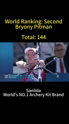 Bryony Pitman 🇬🇧| Highlights of the archery competition. | Sanlida World Ranking. #worldranking #worldarchery #foryou #sanlidaarchery #target #bowandarrow #recurvebow #archerygirl #sportstiktok #Outdoors 