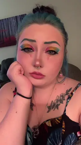#alternativegirl #gothgirl #bluehair #fyp #midsize #plussize #makeup #mua #beauty #colorfulhair #egirl #chubbyqueen #emo #emogirl #mom #MomsofTikTok #altmom #gothmom #lipsync #elderemo #lipsyncaudios #Pride #pridemonth #rainbowmakeup #pridemakeup #pansexual #pansexualmakeup 