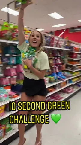 Which color would YOU choose? 🤔 #fyp #green #colors #colorchallenge #onecolorchallenge #candy #target #targetshopping #shoppingchallenge 