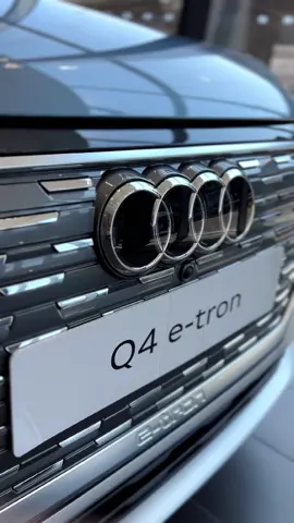 New Q4 e-tron Sportback in Geyser Blue ⚡️💙 #audi #audiq4 #q4etron #q4etronsportback #fyp #foryoupage 