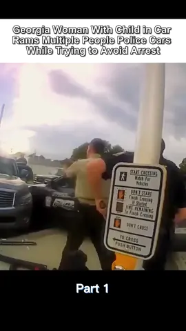 Georgia Woman With Child in Car Rams Multiple People Police Cars While Trying to Avoid Arrest | Part 1 #cops #copstiktok #police #foryou #foryourpage #trending #cirminal #fypシ #fyp 