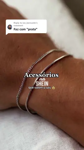 Replying to @ian_bernardo #shein #fashiontiktok #fashiontok #acessorios #fashion #dicasparacompras #dicasdemodaeestilo #acessóriosdashein #fashiontips #modamasculina #dicasdemoda @SHEIN @SHEIN Brasil 