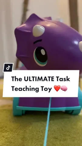 If your child likes watching the Poppin’ Triceratops push out colorful balls, they’re gonna need to refill the shell to see it happen.  The popping balls encourage crawling and walking. It’s also a clever way to teach to your child about performing tasks.  With over 40+ sounds, they’ll also get a counting lesson out of their play 🤹🧠 #parentingtips #poppingtoy 
