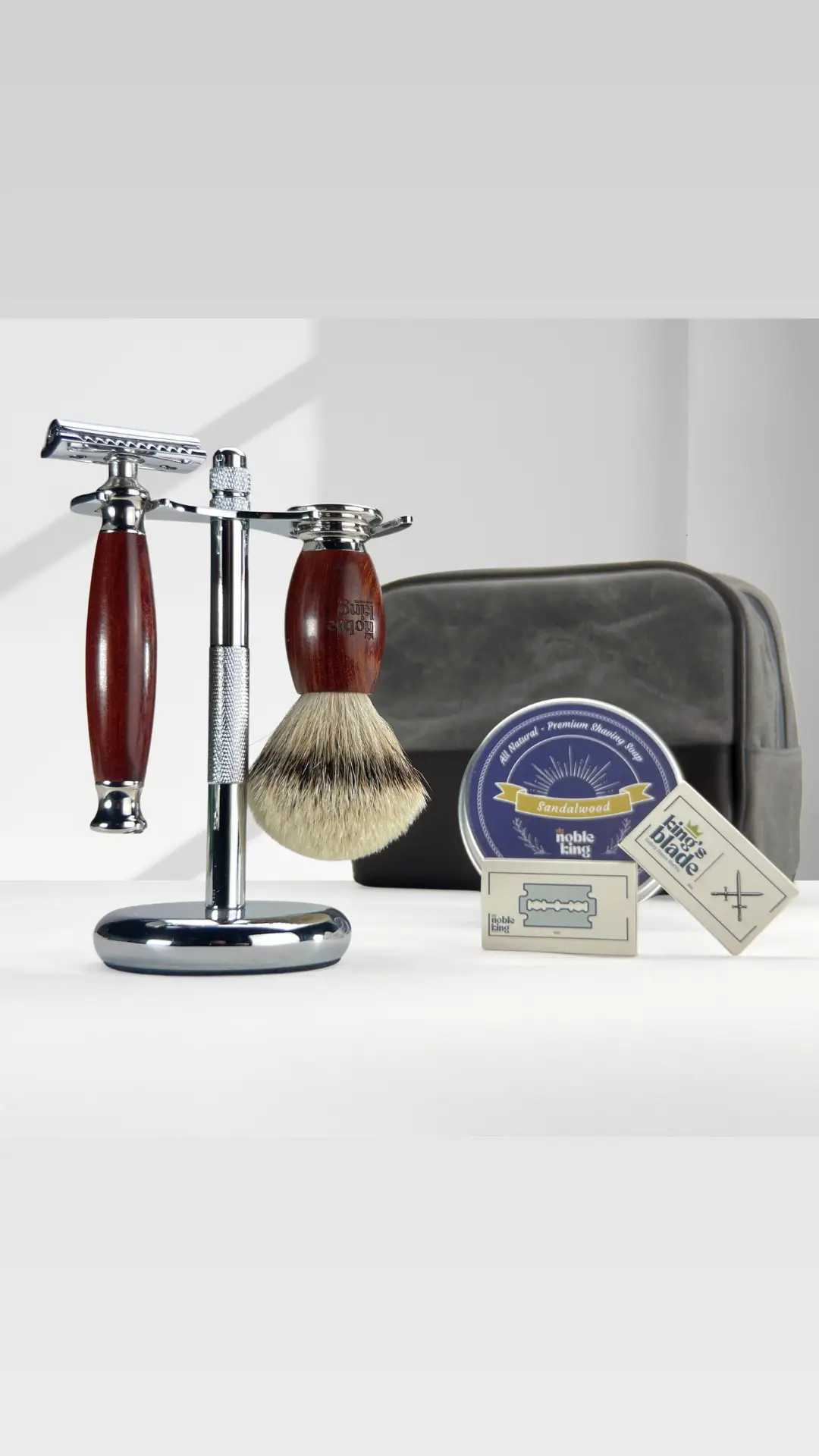 DAD WILL LOVE THIS 🪒 Our Father’s Day sale is going on now! $30 off our luxury shaving kit and free 2-day shipping! Link in bio 🔥 #fathersdaygifts #giftsfordad #giftsforhim #mensfashion #reels #giftsforhusband #mensgifts #mensgrooming #shaving #beard #beardgang 