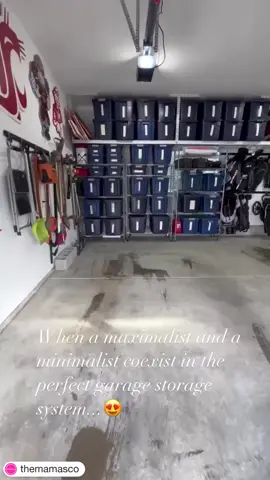 We're thrilled to see our Overhead Racks in this incredible #garage setup done by the impressive @themamasco 🏡 #GarageStorage #CleanUp #organizedhome