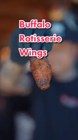 Buffalo Rotisserie Wings hit different 🔥 Wings with a kiss of 🔥 are 💰 One of my most favorite and easy ways to grill up some good wings.  _______________________________________ 𝙂𝙧𝙞𝙡𝙡: @Char-Griller  Wrangler w/ Rotisserie, Basket is in my Amazon Storefront: Link in bio 𝘾𝙝𝙖𝙧𝙘𝙤𝙖𝙡: @Jealous Devil Lump Charcoal  Chunx Lump 𝙒𝙤𝙤𝙙: @jealousdevilcharcoal Cherry wood blocks 𝙍𝙪𝙗𝙨: @blazingstarbbq  All n One 𝙎𝙖𝙪𝙘𝙚: @tacticalories  Helldiver Buffalo (The Best 💯) _______________________________________ #buffalowings #wings #chickenwings #hotwings #rotisserie 
