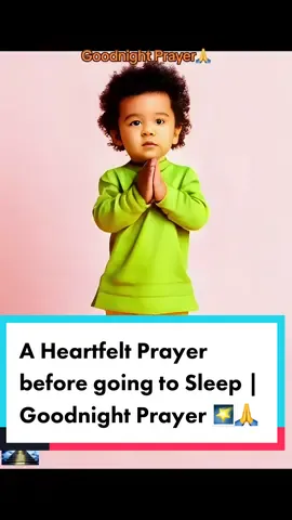 A Heartfelt Prayer before going to Sleep | Goodnight Prayer 🌠🙏#Prayer #Goodnightprayer #prayerbeforesleep #prayerbeforebedtonight #prayers #prayersneeded #prayerwarriors #prayerworks #prayerforyou #fyp #fypシ #fypシ゚viral #fypシ゚viraltiktok #godsalley #aigenerated #Ai #viralvideo #christiancommunity #christiantiktok #christiantiktokcomunity #✝️ #tiktok #viral #trend #xyzbcafypシ #amen #june2023 #deargod #amen #heavenlyfather #goodnight #xyzbca  #CapCut 