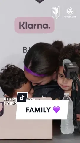 Sydney Leroux talks about how her family helped her comeback journey 💜 #Soccer #soccertiktok #nwsl #angelcity #sydneyleroux 🎥: @Angel City FC 
