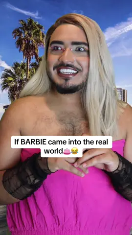 If BARBIE came into the real world👛😂 #barbie #comedy #skit 