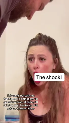 May not be my most photogenic moment 5 min after birth at 41 weeks, but it’s one of my favs I’m glad we have on camera. Still can’t believe it. #arielctyson #baby #laboranddelivery #pregnancy #mom #reaction #momdad #birth #parents #momtok #momanddad #homebirth 