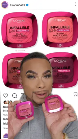Trying out the new soft matte blush from @L’Oréal Paris #blushes #blush #blushhack #newmakeup #drugstoremakeup #lorealparis #loreal #makeup #beauty #viralmakeup 