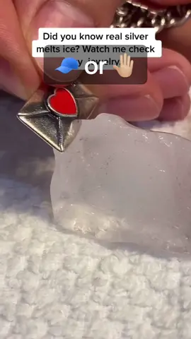 Silver Melts Ice 🧊 #caporslap 