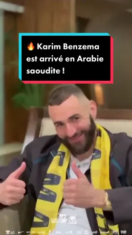 🔥 Karim #Benzema est arrivé en Arabie saoudite ! #mercato #ap #football #beinsports #alittihad #realmadrid #sportstiktok 