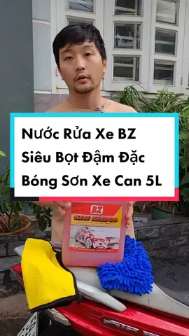 Nước Rửa Xe BZ Siêu Bọt Đậm Đặc Bóng Sơn Xe BZ Gloss Shampoo 5L Tặng Kèm Khăn Và Bao Tay #nuocruaxe #nuocruaxebz #nuocruaxebottuyet #ruaxebz #muasamnhanh #xuhuong #thinhhanh #viral #