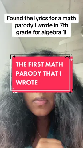 visiting the first math parody that I wrote 7 years later! #algebra1 #mathsongs #mathhelp #dynamitetaiocruz #paro 