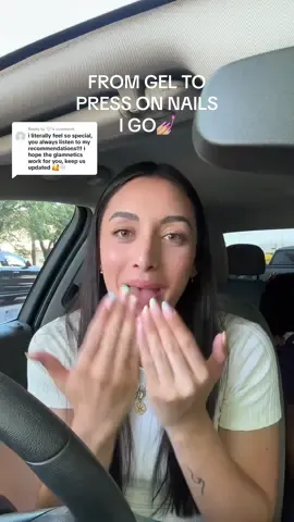 Replying to @🤍  You and me, we’re best friends forever🤞 @Glamnetic I WILL NEVER LEAVE YOU! #pressonnails #glamnetic #glamneticnails 