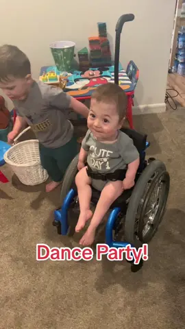 Lucas showing off some dance moves to one of his favorite songs 😂🥰 #fyp #lucas #sam #smile #laugh #dance #thislittlelightofmine #viralvideo #viral #babiesoftiktok #trach #wheelchair #pregnant #boymom #girlmom #momlife 