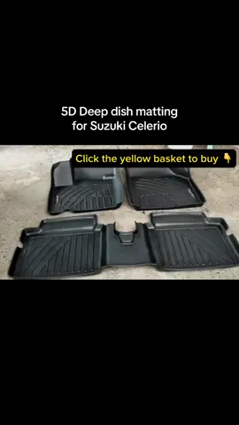 5D Deep dish matting for suzuki celerio #deepdishmatting #suzukicelerio #carinterior #carcleaning #caressentials #carmaintenance #carmatting #caraccessories #carguy #cargirl 