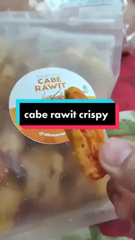 keripik cabe rawit crispy pedas 😋