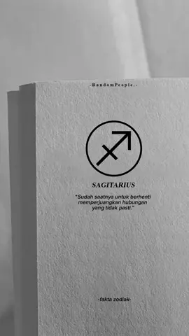 Sebuah pesan untuk zodiak sagitarius. #quotes #ramalanzodiak #faktazodiak #sagitarius #fyp 