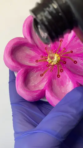 🌸 Full Video 🫶🏻🌸 #acrylicpaint #ceramic #clay #clayart #claytok #sculpture #claydish #claycreations #claycraft #töpfern #töpfernistdasneueyoga #modelliermasse #lufttrocknenderton 