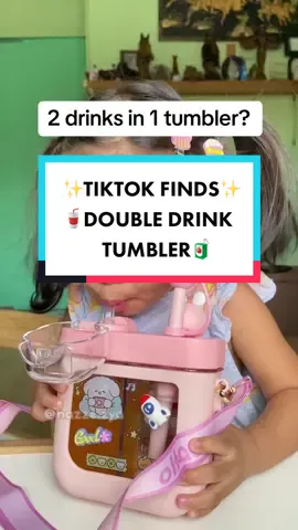 🧃DOUBLE DRINK STRAW CUP🥤 This is really perfect for your little one, maslalong gaganahan ang inyong mga bulilit sa paginom ng water and ng kanilang favorite drink! ✨ Perfect din itong pang gift 🎁  and a must have ngayon malapit na ang pasukan ng inyong mga kiddos 😊 #doubledrink #doubledrinkingcup #doubledrinkingtumbler #drinkingbottle  #2in1 #tumbler #tumblersoftiktok #waterbottle #strawcup #wassupmall #zyaathalia #mommyhazzeandzya #fyp #fypシ #fypシ゚viral #toddlersoftiktok #MomsofTikTok #musthaves #tiktokfinds #budolfinds #budolfindsph #tiktokfindsph #budol2023 #sharingiscaring #cup #bottle #schoolhacks #snackideas #snackhacks #schoolessentials #xyzcba #viralvideo #trending 