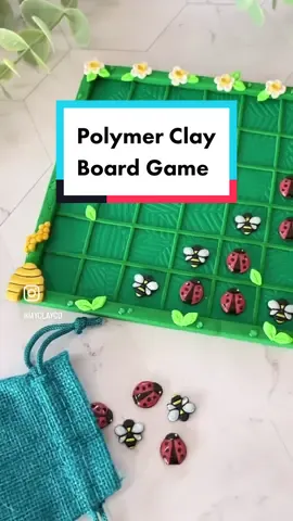 ✨H A N D M A D E  B O A R D  G A M E ✨ It’s winter here in Adelaide so we’re stuck indoors longing for the springtime 🌼🌱  I’ve wanted to make a #polymerclay board game for such a long time so I just thought I’d do it!  Are you Team Bee 🐝 or steam Ladybug 🐞? #polymerclaycreations #polymerclayartist #polymerclaycommunity #polymerclaytutorial #handmade #handmadegifts #handmadeboardgame #boardgamer #boardgamegeek  #connectfour #connect4 #gardenlover #boardgametok 