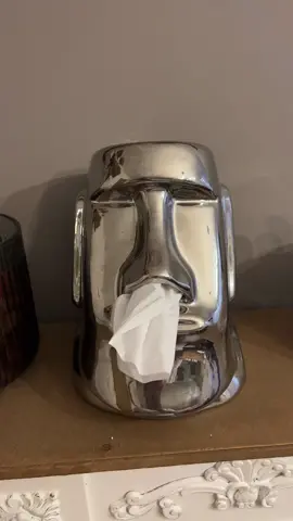 The Moai Face Tissue Holder is a unique and quirky product designed to hold tissue boxes with a fun and whimsical design inspired by the Easter Island statues. It is made of durable materials and adds a touch of personality to any room. Customer reviews suggest it is visually appealing and functional. Consider its compatibility with your tissue box size before purchasing.#moai #moaiface #moaitissuebox #tissuecase 