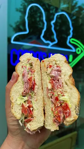 Trending! #choppeditaliansandwich #corbosstamford #choppeditaliansubsandwich #heystamfors 