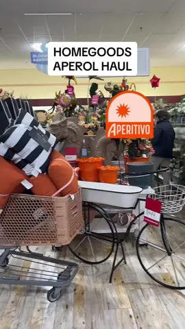 When you love Aperol that much!! #aperol #aperolspritz #outdoordecor #homegoodshaul #italiancafe #outdoorliving #orangedecor @HomeGoods 