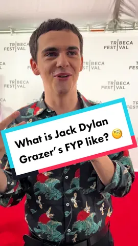 #JackDylanGrazer tries to explain his #FYP in three words 🧐 how would you explain yours? #tribeca2023 #shazam