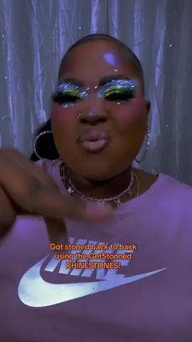 Im obsessed!! @GetStonned @Megs Cahill #beautyonqway #SelfCare #makeuptransformation #makeuptutorial #euphoria #MentalHealth #plouise_makeup_academy #rhinestones 