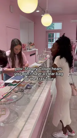 Realized I didn’t have a clear bag for The Eras Tour so @stoneyclover came to the rescue!!! If you’re in New York, you have to stop by 🥹🫶🏼 #nycblogger #charlestonblogger #southerncharm #blackbeauty #blackgirlmagic #fyp #grwm #erastour #erastourtaylorswift #stoneyclover 